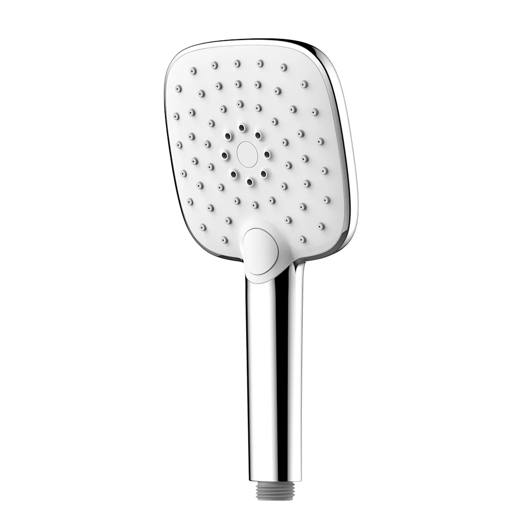 3-Function ABS Handheld Shower Head 120 x 120mm with TPE Nozzles Y10001