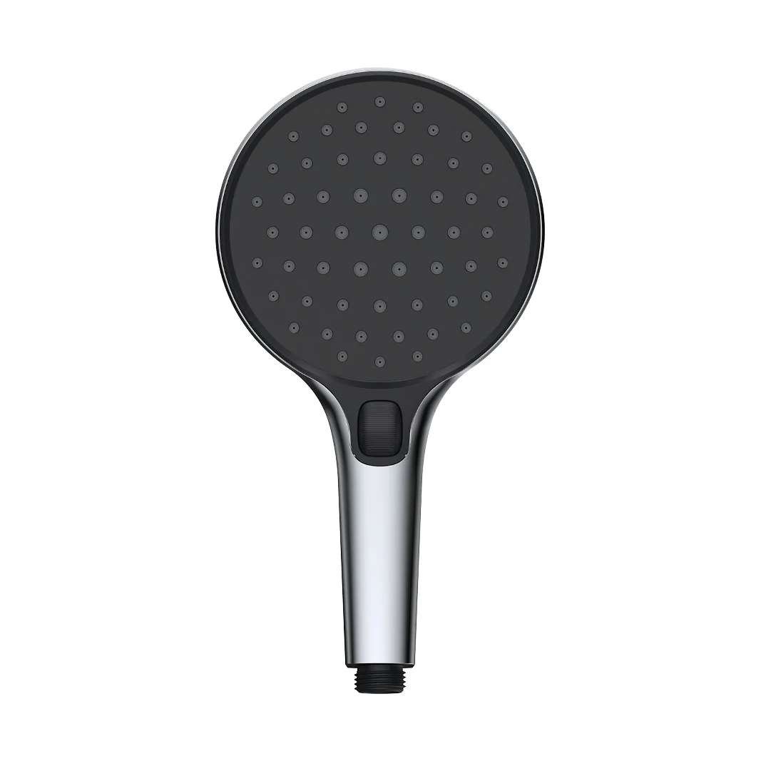 3-Function ABS Handheld Shower Head 130mm with Silicone Nozzles Y10004