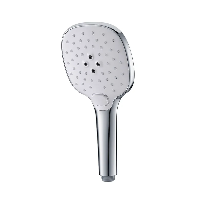 3-Function ABS Handheld Shower Head 126 x 126mm with TPE Nozzles Y10006