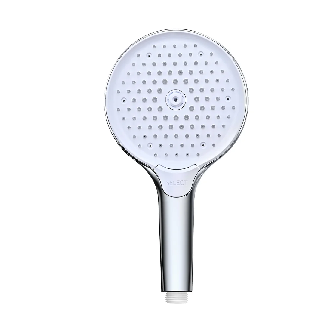 3-Function ABS Handheld Shower Head 132mm with TPE Nozzles Y10025